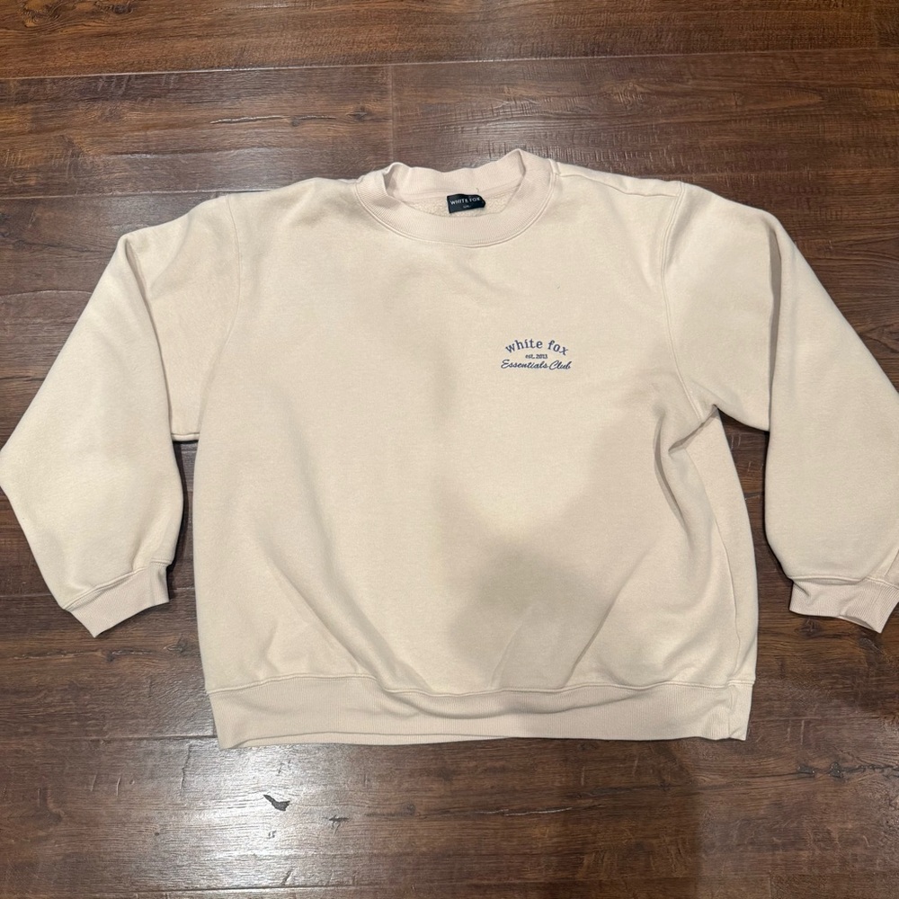 White Fox Boutique “Essentials Club” Oversized Sweater - Picture 2 of 5